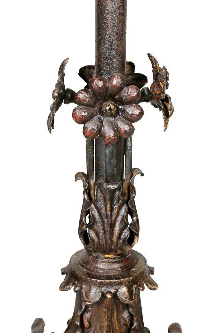 Wrought Iron and Marble Floor Lamp For Sale at 1stdibs (768 x 1152 Pixel)