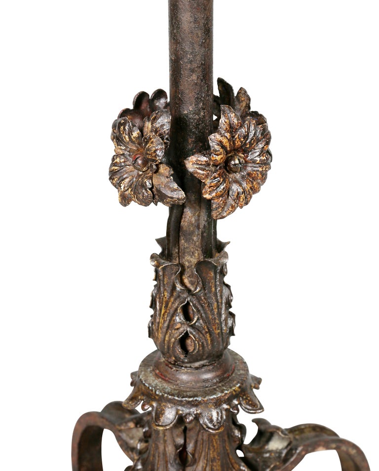 Wrought Iron and Marble Floor Lamp For Sale at 1stdibs (768 x 952 Pixel)