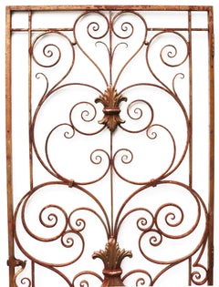 Antique Wrought Iron Pedestrian Gate