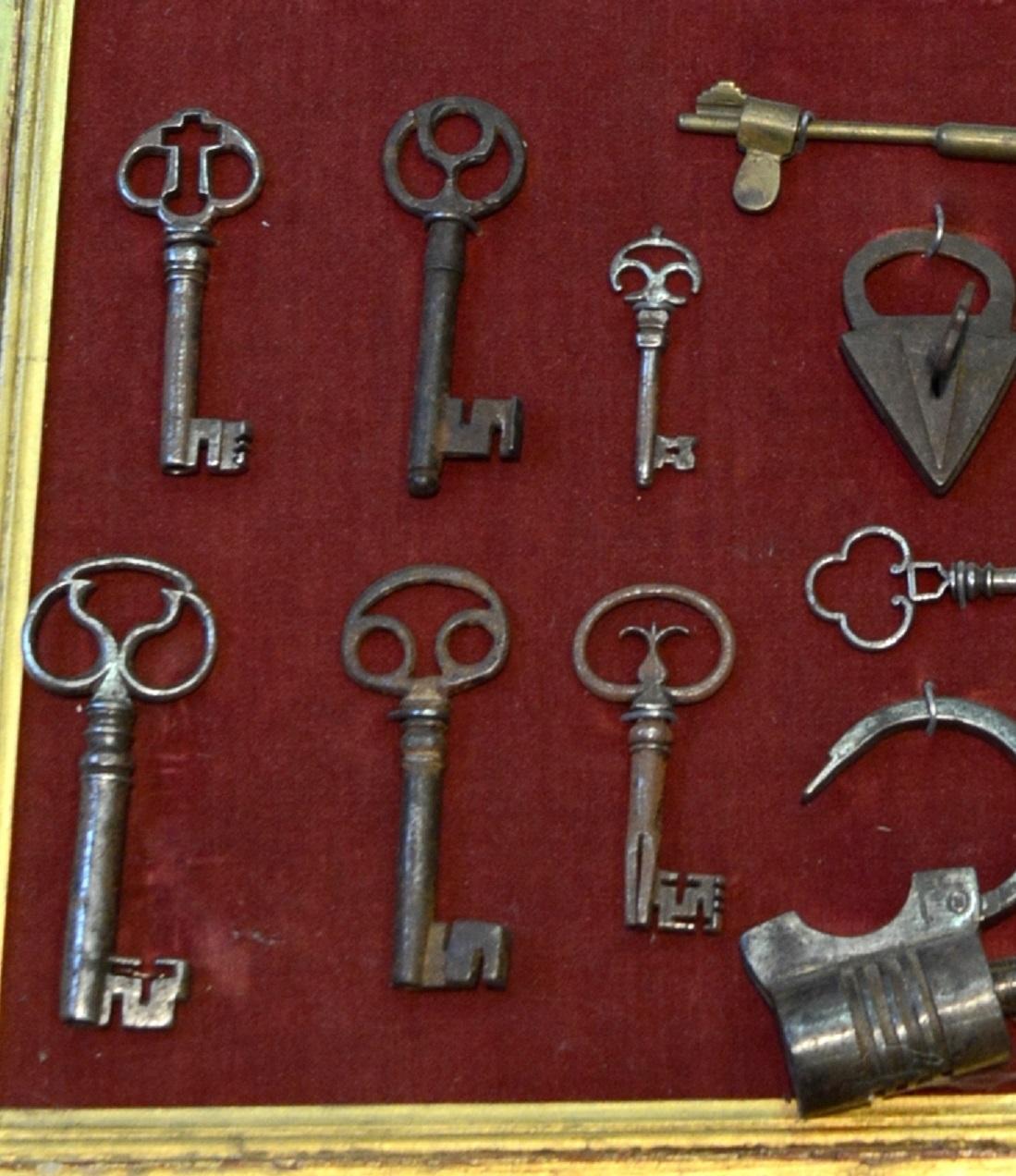 European Wrought Iron Antique Keys, Locks and Ironwork, 15th-19th Century