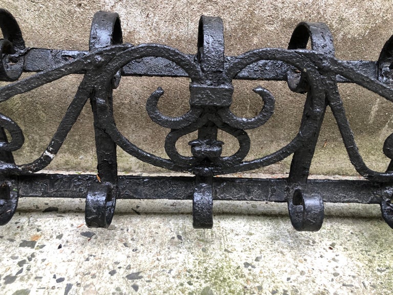 Wrought Iron Antique Wall Mount Coat Rack at 1stDibs wrought iron
