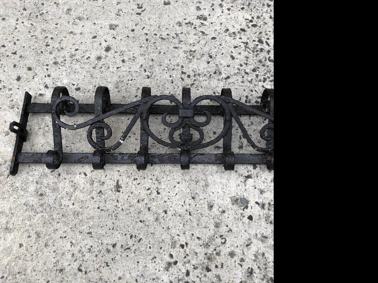 Wrought Iron Antique Wall Mount Coat Rack at 1stDibs wrought iron
