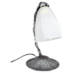 Wrought Iron Art Deco Lamp, France, Circa 1930