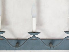Wrought Iron Art Deco Wall Light, France, circa 1930s