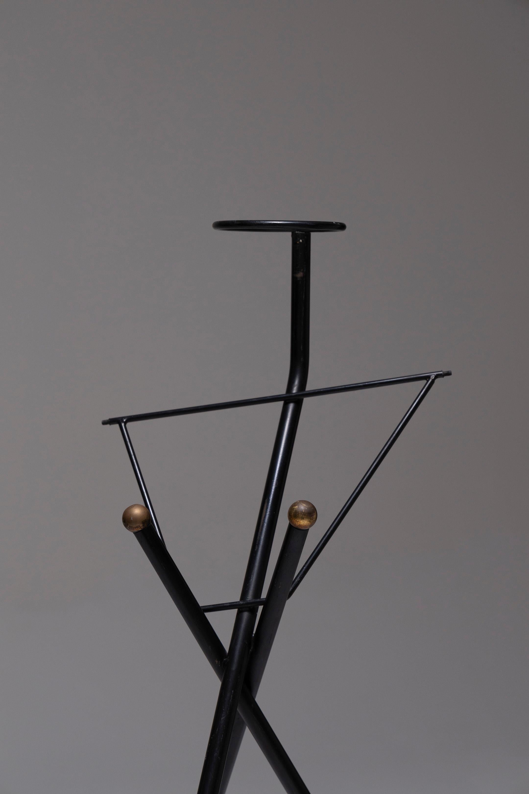 Wrought Iron Ashtray Stand, 1950s 5