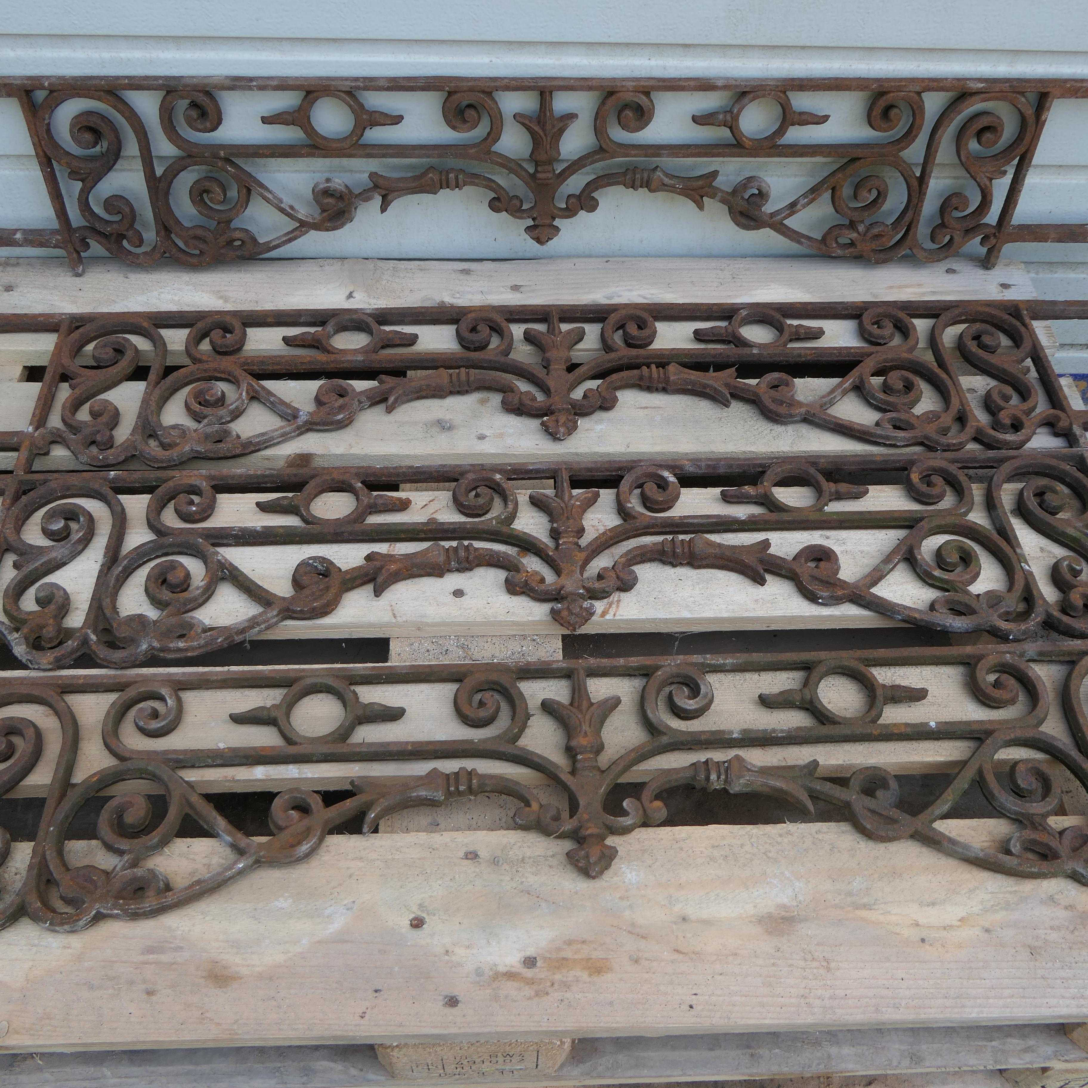 Wrought Iron Wrought iron balustrade For Sale