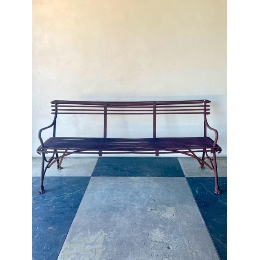 Wrought Iron Bench

Item #: FR-1172-03

Material: Iron
Dimensions: 30