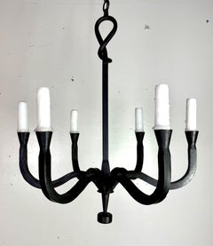 Wrought Iron Benedict Chandelier by Miamar Home
