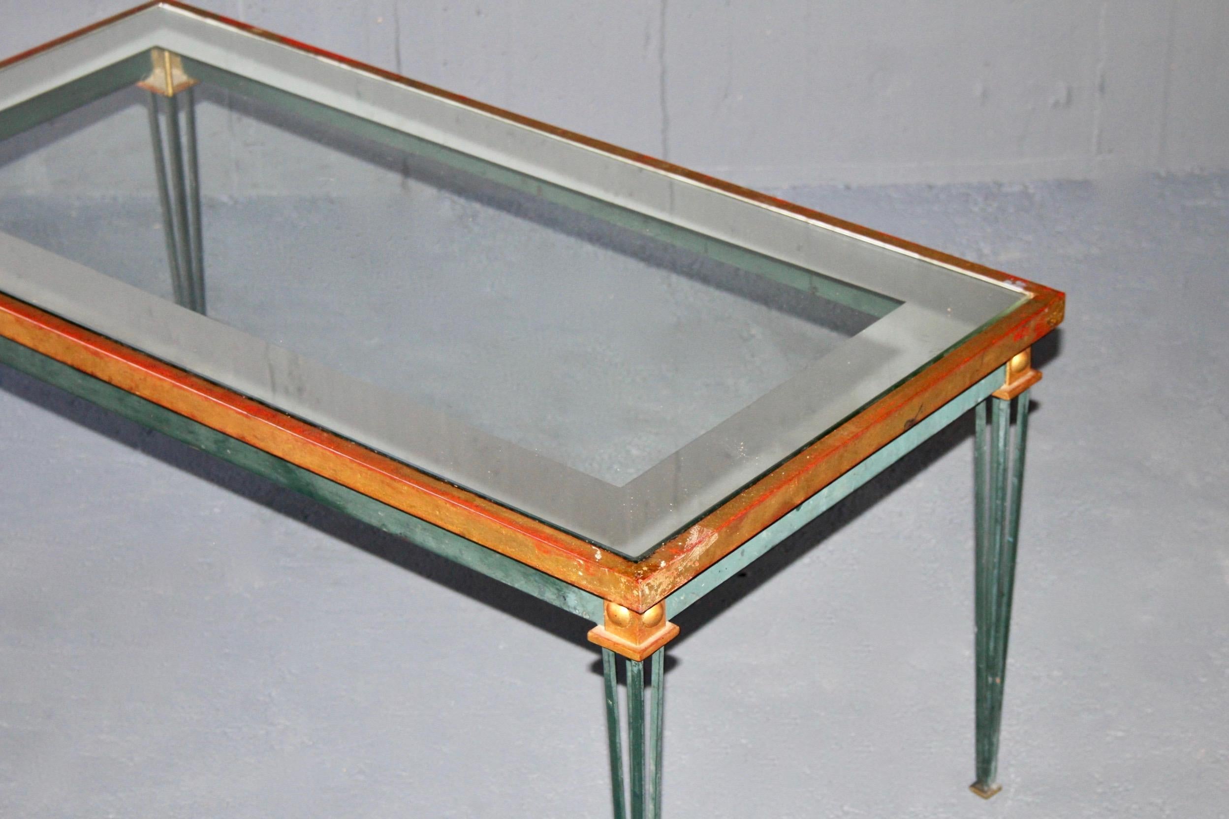 Wrought Iron Bicolor Coffee Table 3