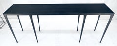 Wrought Iron Blacksmith Work Gallery Top 19x84" Long Console Sofa Table MINT