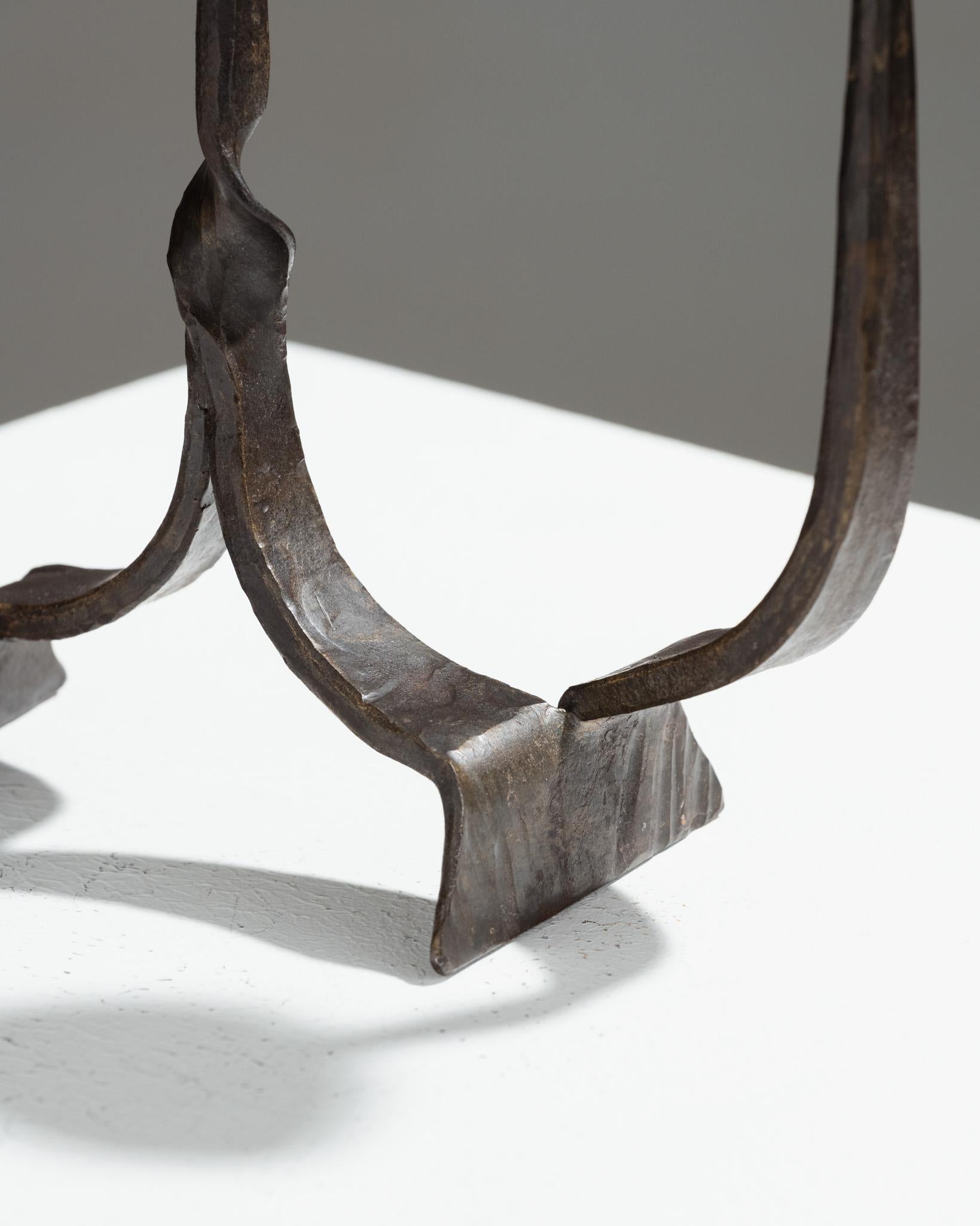 Wrought iron candlestick, 1950s For Sale 1