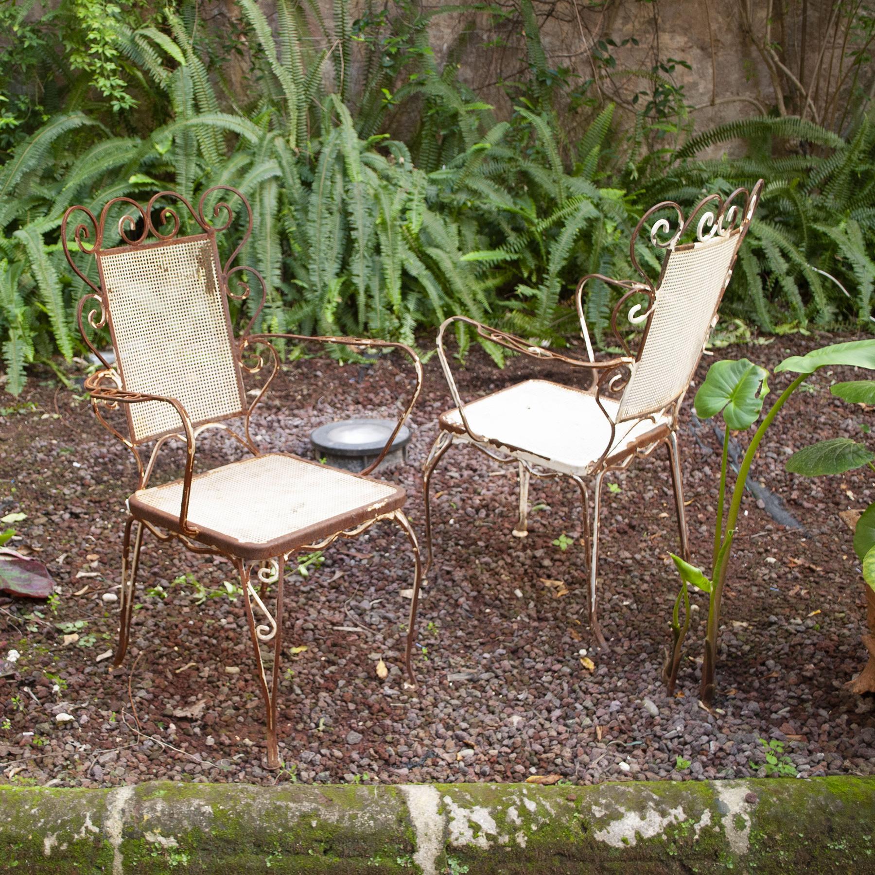 Wrought Iron Chairs from the 1950s Casa e Giardino For Sale 5