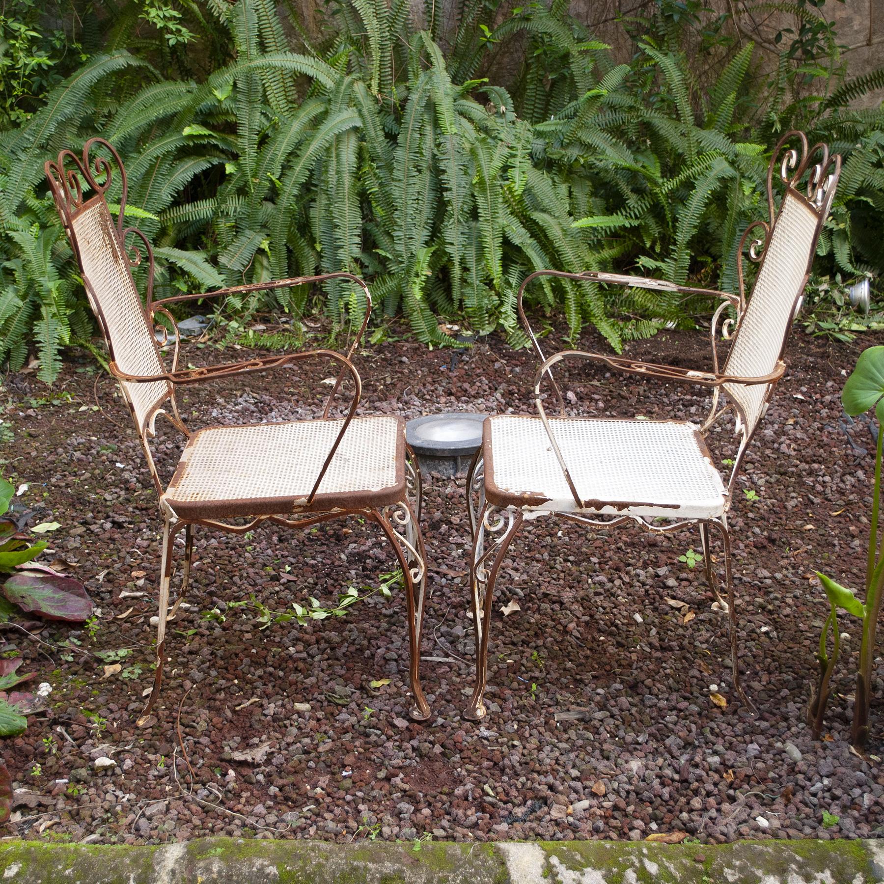 Wrought Iron Chairs from the 1950s Casa e Giardino For Sale 6