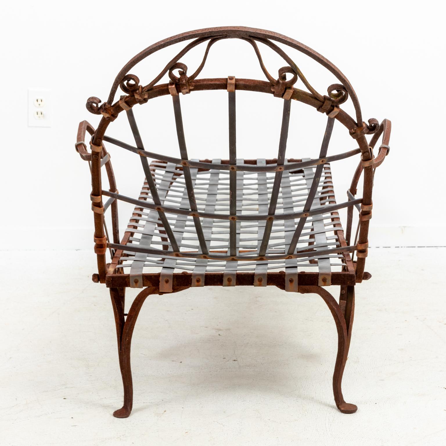 Wrought Iron Chaise  1