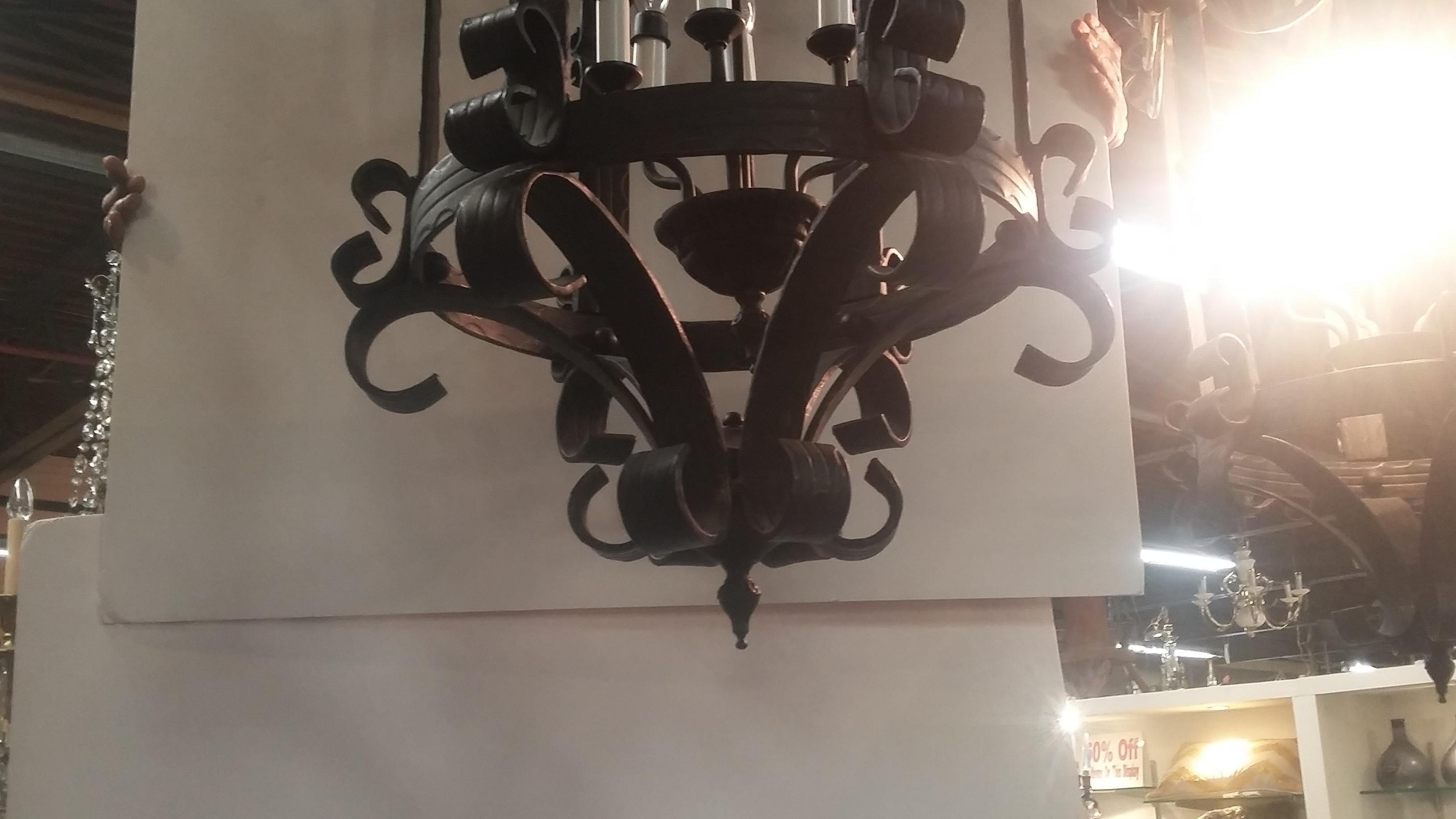 lantern style chandelier