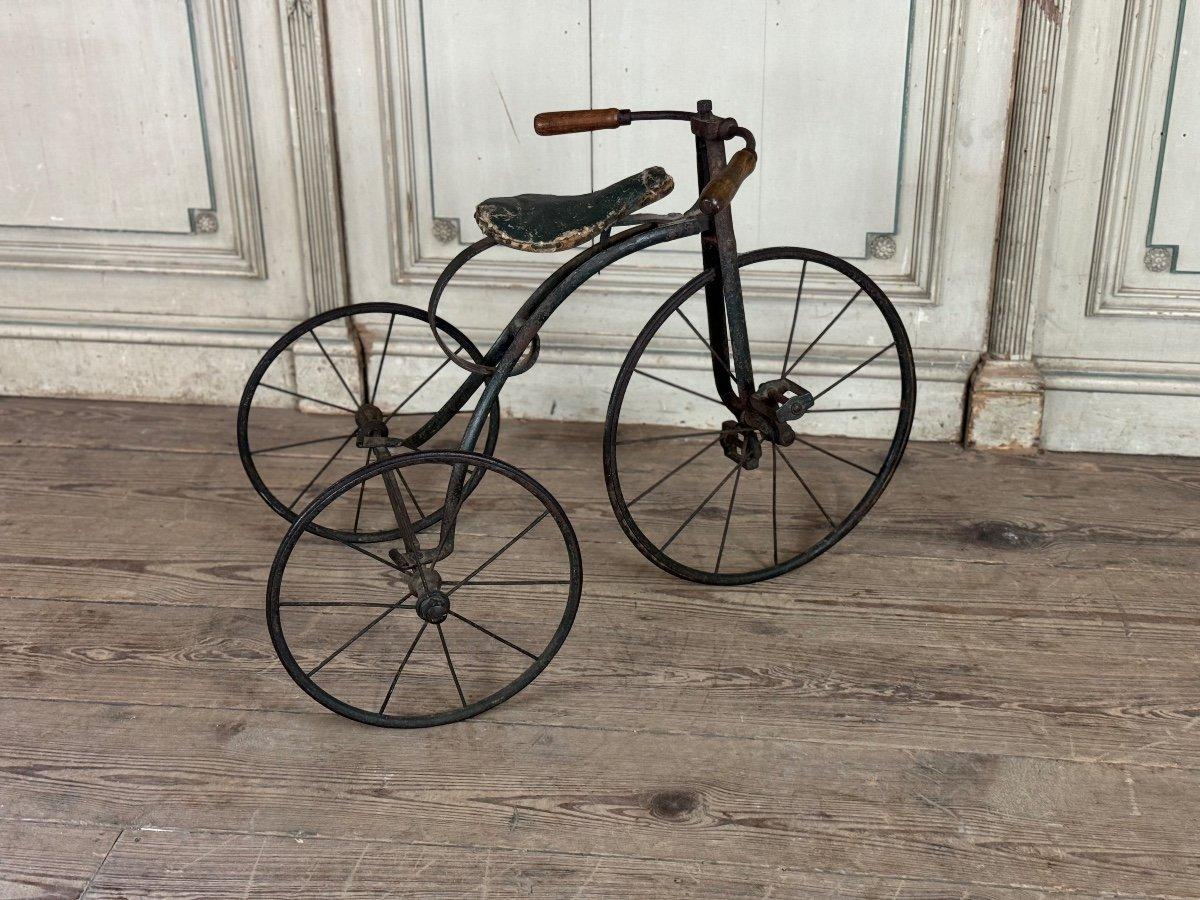 Wrought Iron Children's Tricycle, Circa 1900 For Sale 6