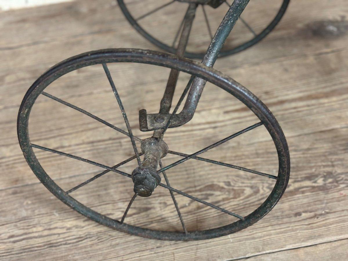 Wrought Iron Children's Tricycle, Circa 1900 For Sale 4