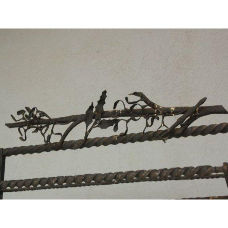 19th Century Wrought Iron Coat Rack, 1900 For Sale