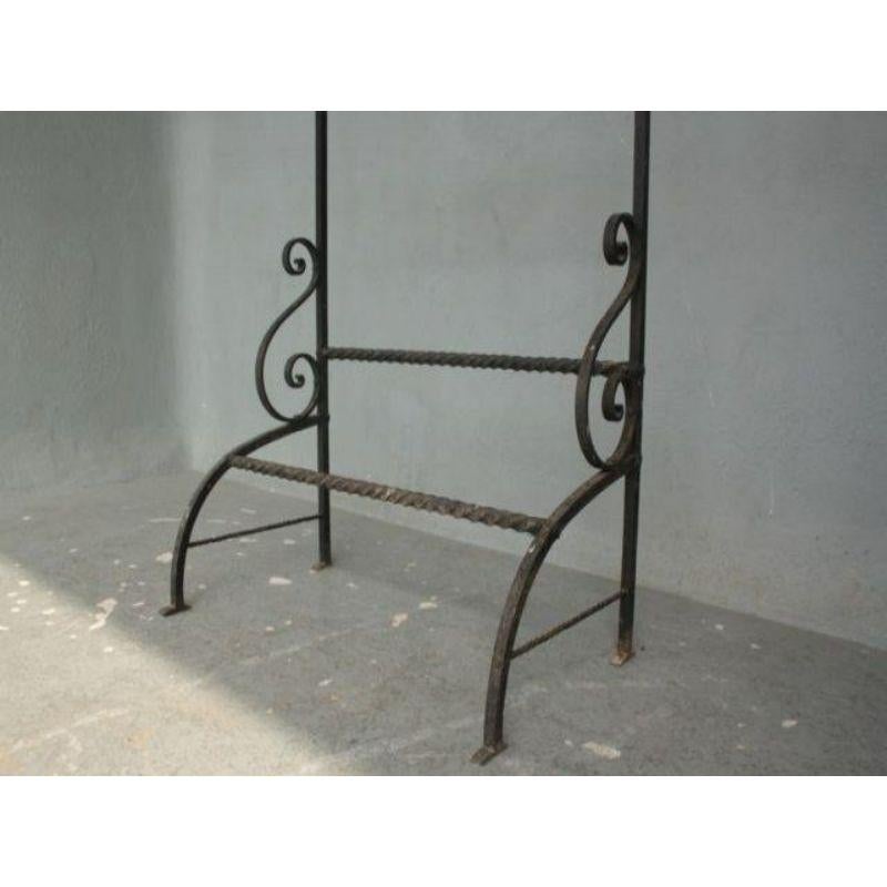 Wrought Iron Coat Rack, 1900 For Sale 1
