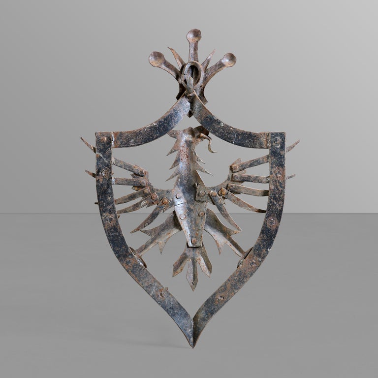 Wrought Iron Coat Rack For Sale at 1stDibs