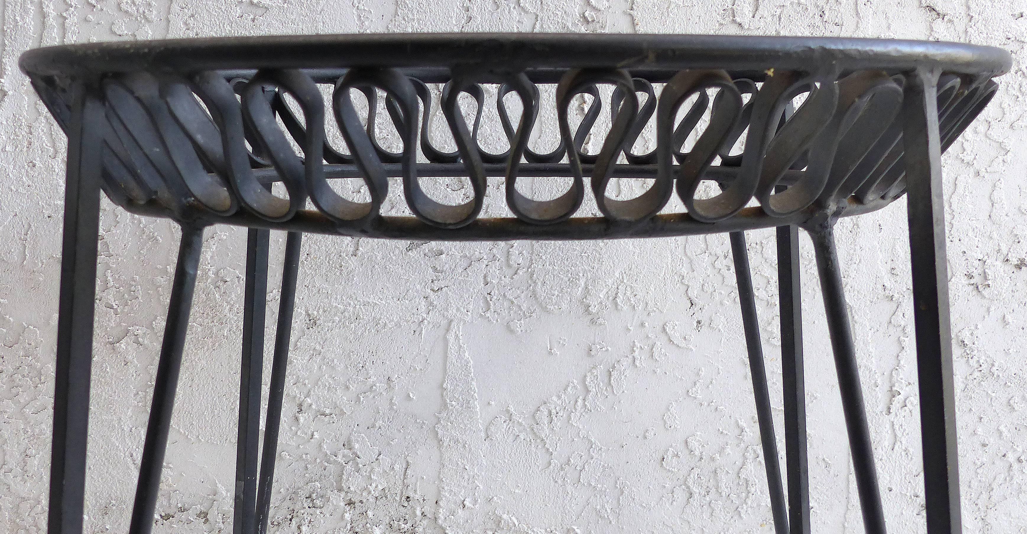 Mid-Century Modern Wrought Iron Cocktail Table Base by Maurizio Tempestini for Salterini