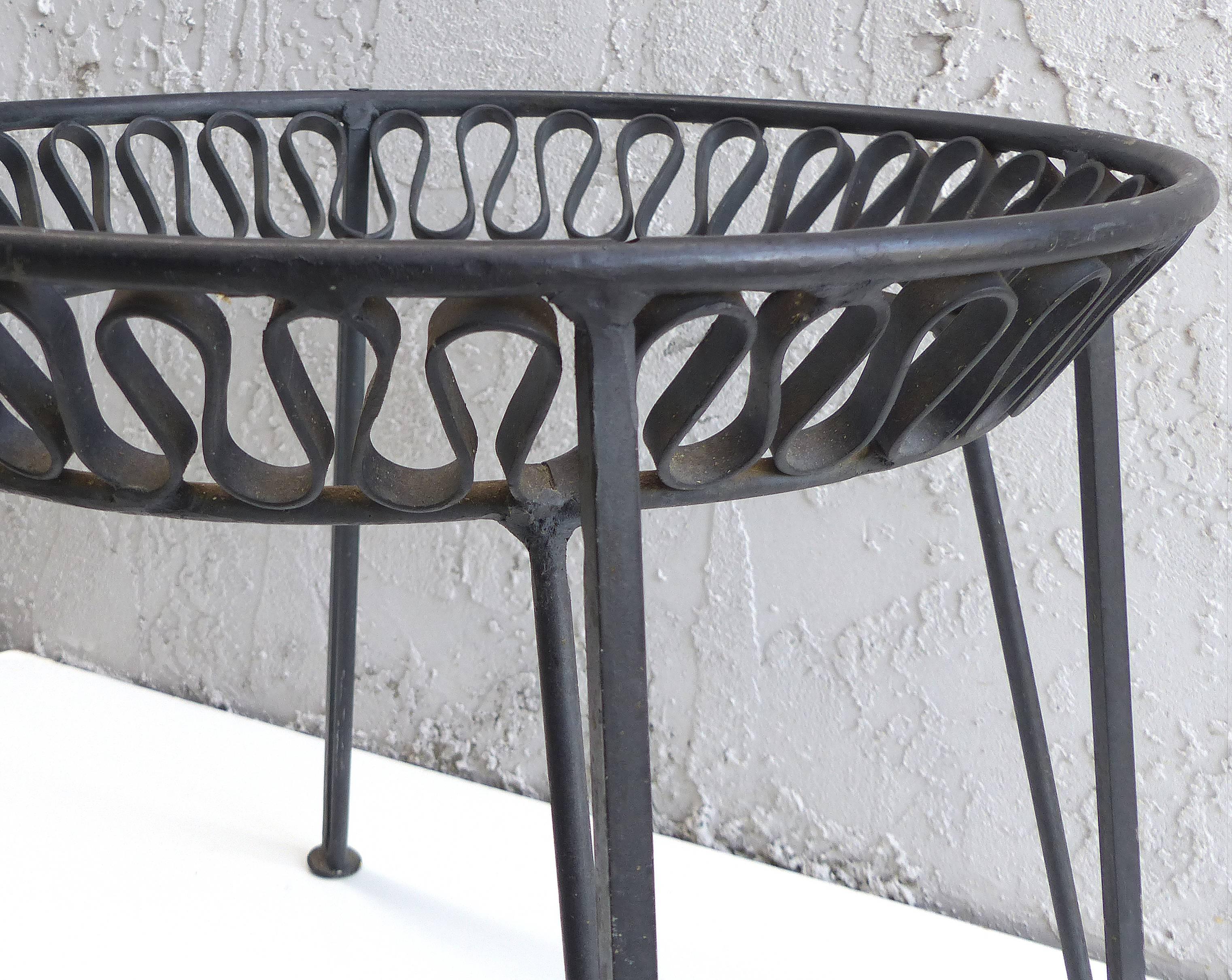 20th Century Wrought Iron Cocktail Table Base by Maurizio Tempestini for Salterini