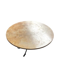Wrought Iron Coffee Table by René Drouet