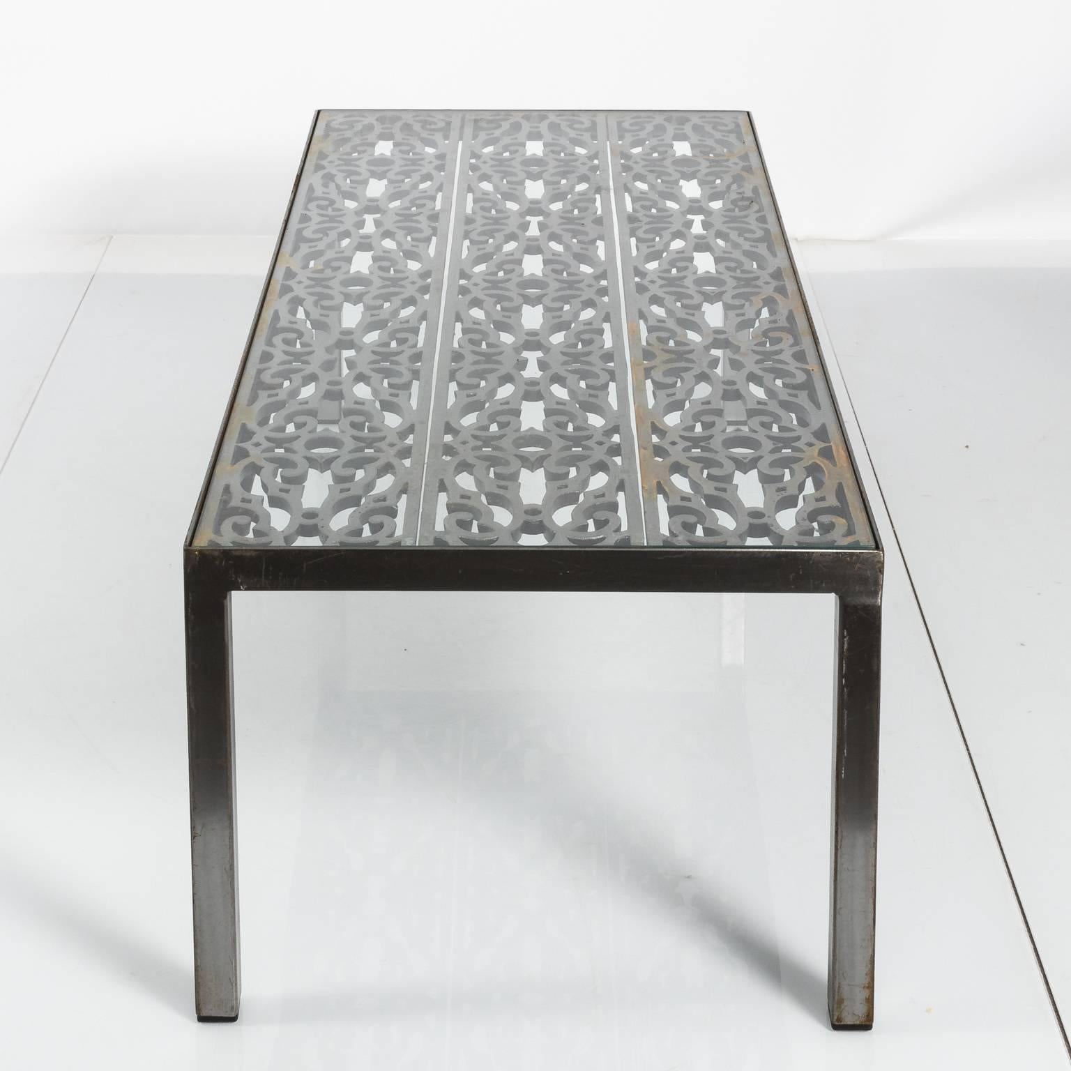 Wrought Iron Coffee Table For Sale 1