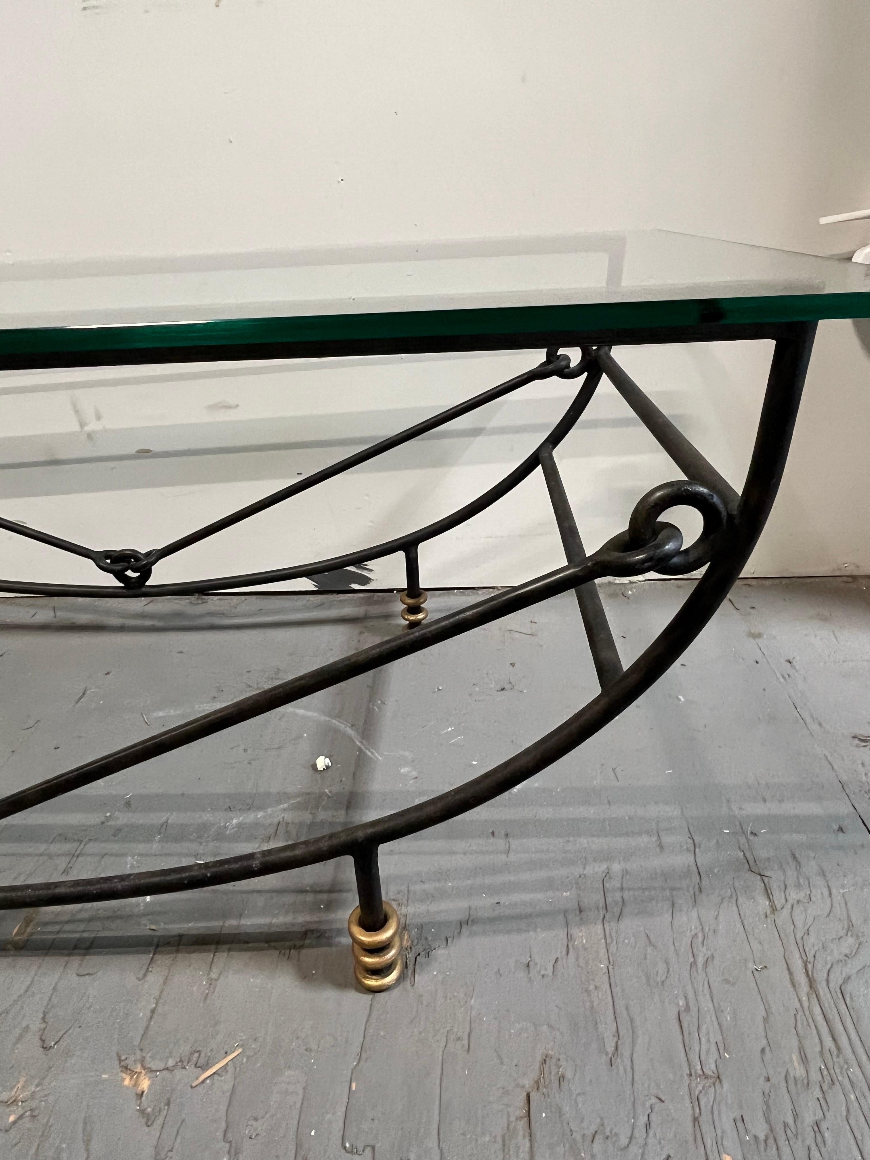 Mexicain Table basse de style Giacometti Mexique en vente