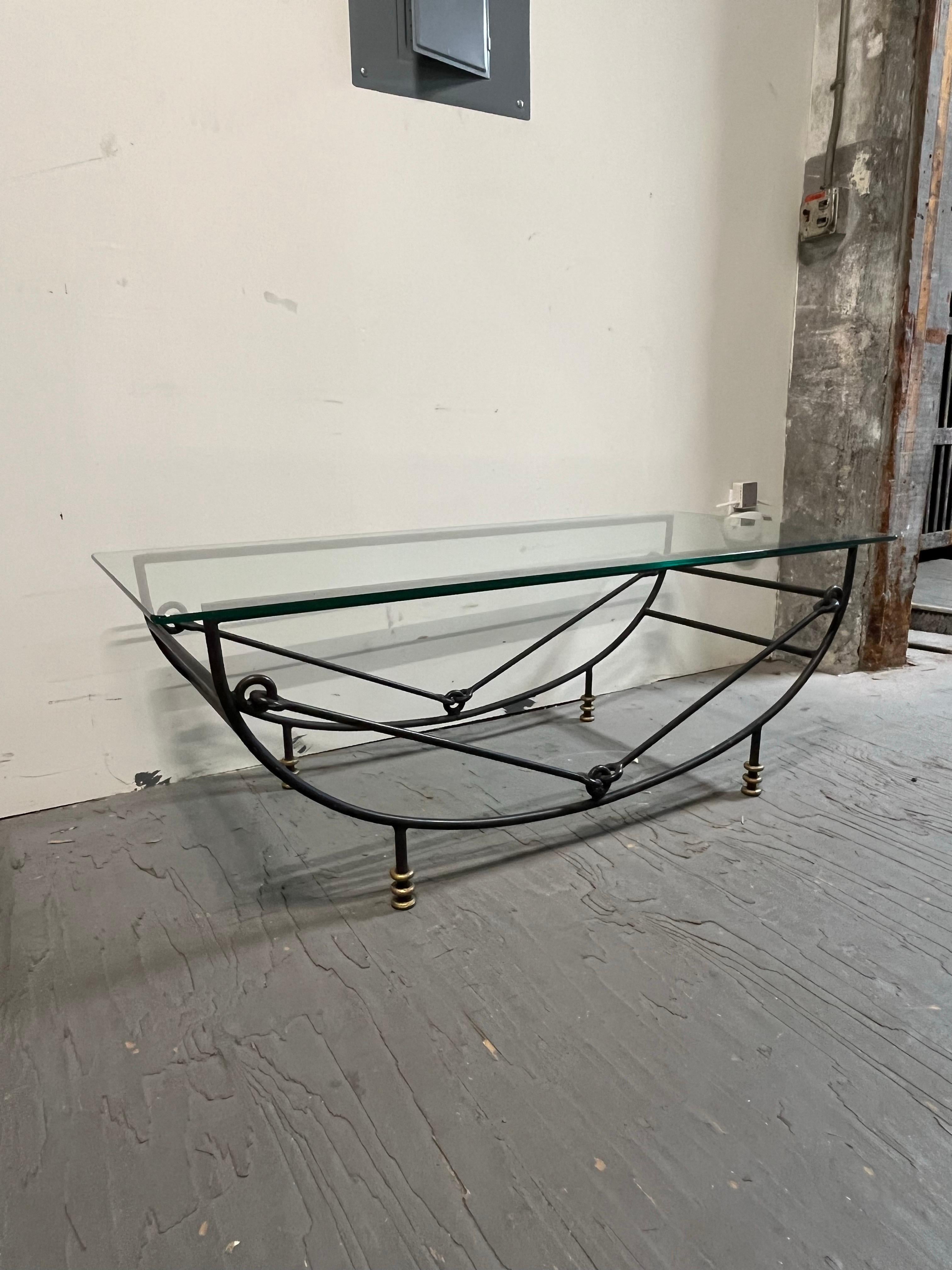 20ième siècle Table basse de style Giacometti Mexique en vente