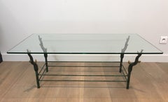 Wrought Iron Tree Branches Coffee Table in the Style of Willy Daro