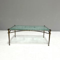 Mesa de centro de hierro forjado al estilo de Lothar Klute Mesa de centro al estilo de