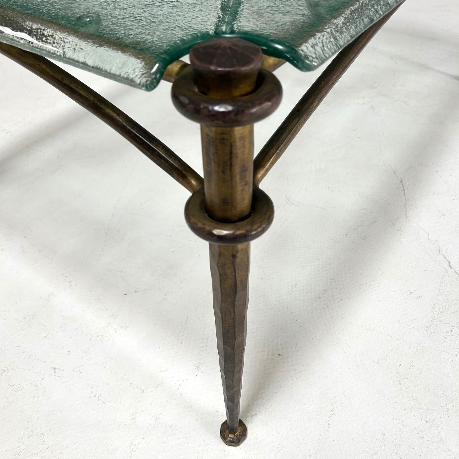Brutalist Wrought iron coffee table in the style of Lothar Klute Coffee table in the style For Sale