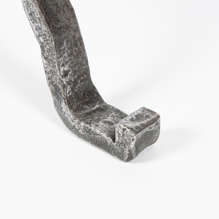 Wrought Iron Cresset Andirons, English, circa 1800 For Sale at 1stDibs