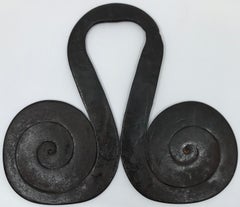 Decoración de hierro forjado atribuida a Edgar Brandt