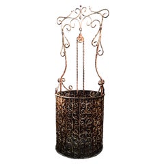 Vintage Wrought Iron Decorative Well Head