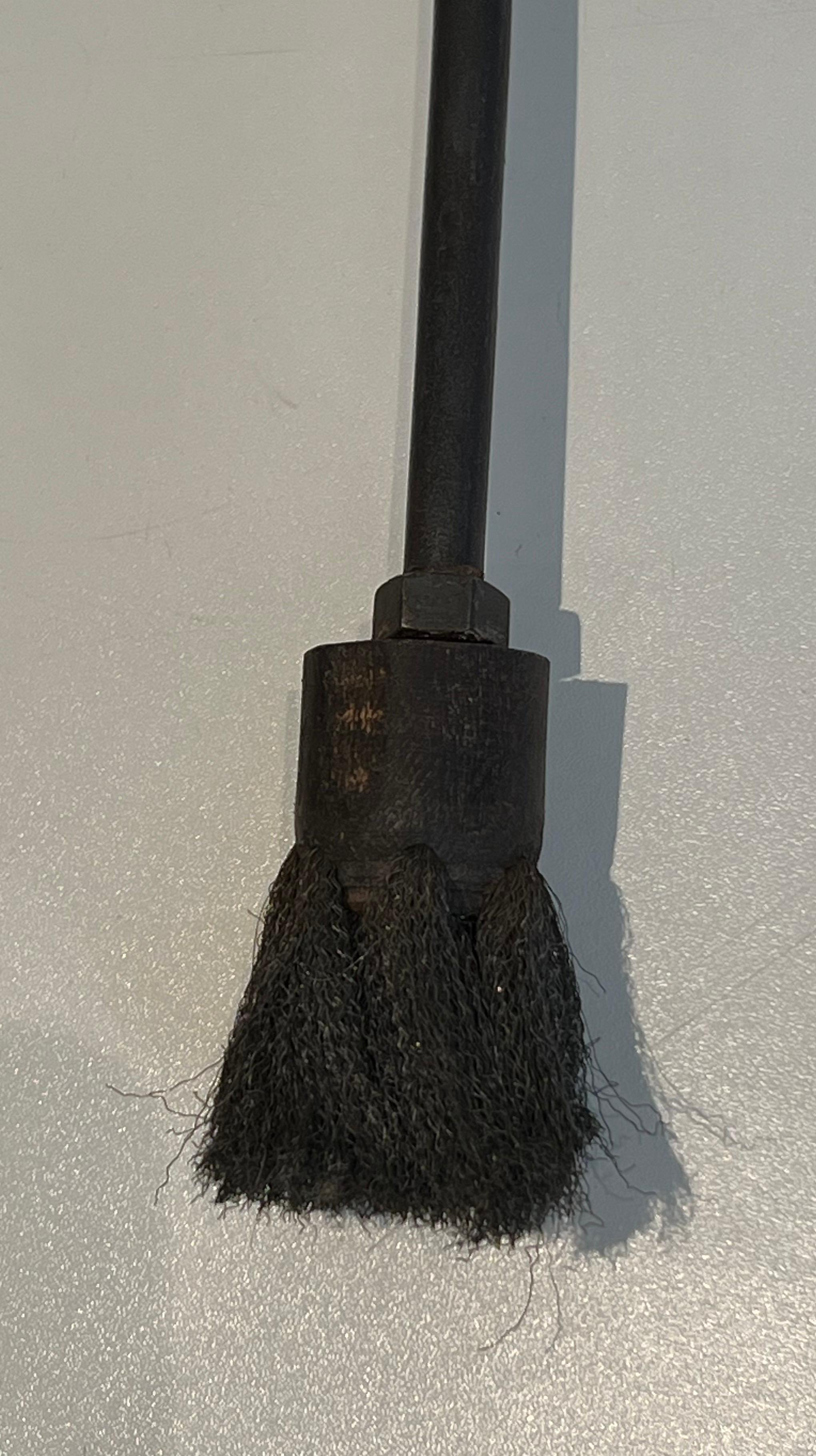 Tête de cerf en fer forgé Outils de cheminée 10