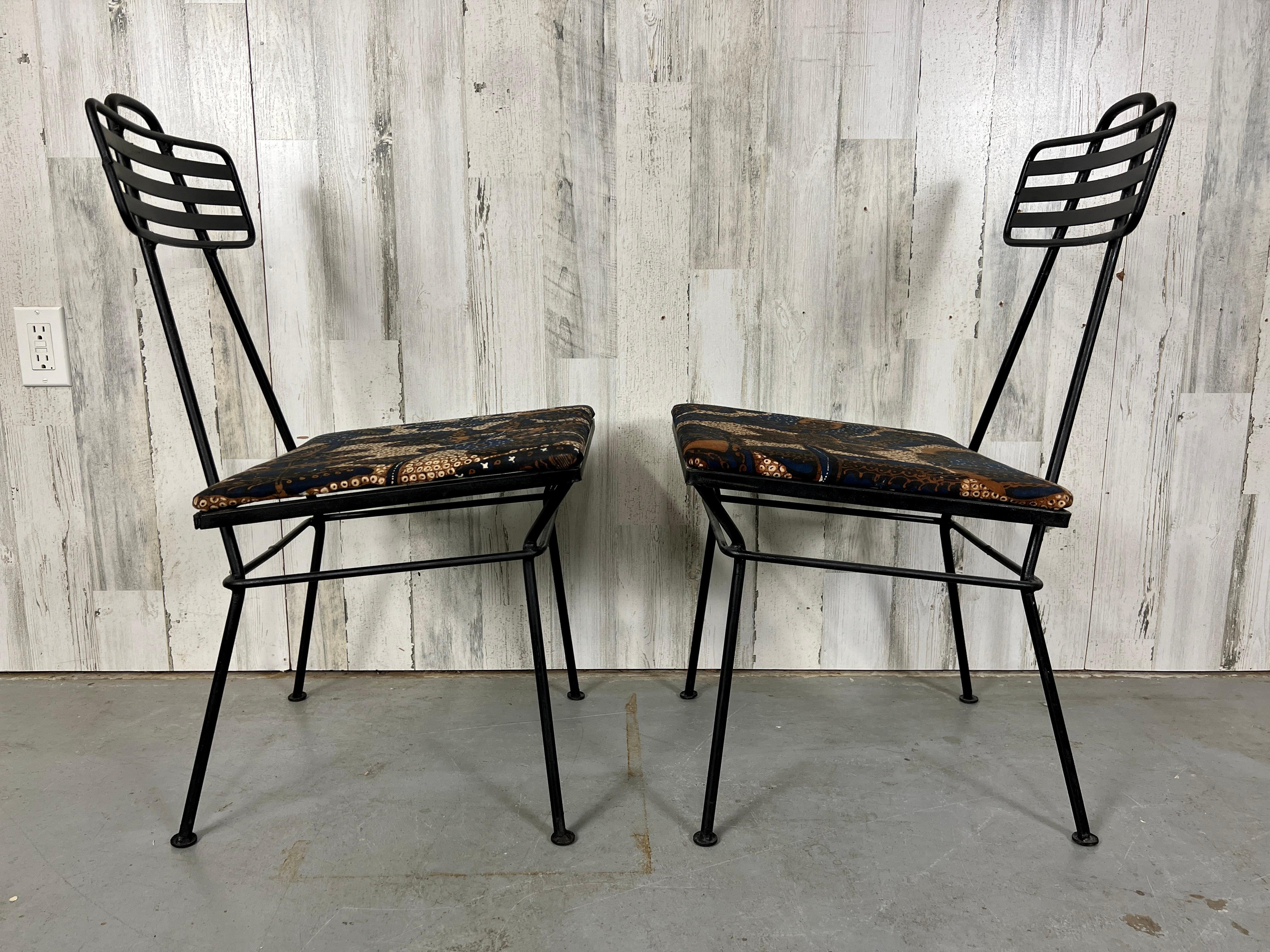 Wrought Iron Dining Chairs in the Style of Tony Paul For Sale 4