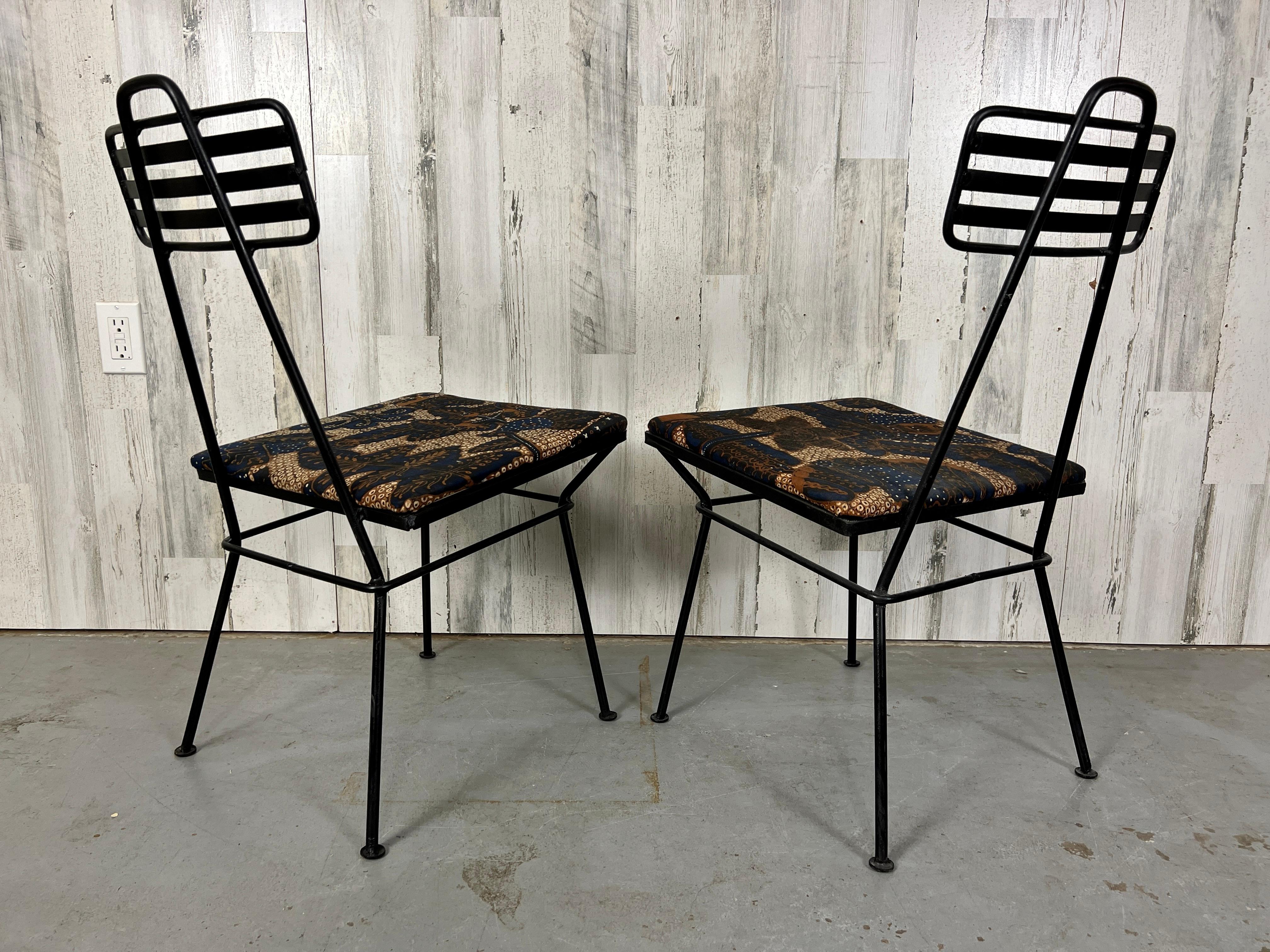 Wrought Iron Dining Chairs in the Style of Tony Paul For Sale 5