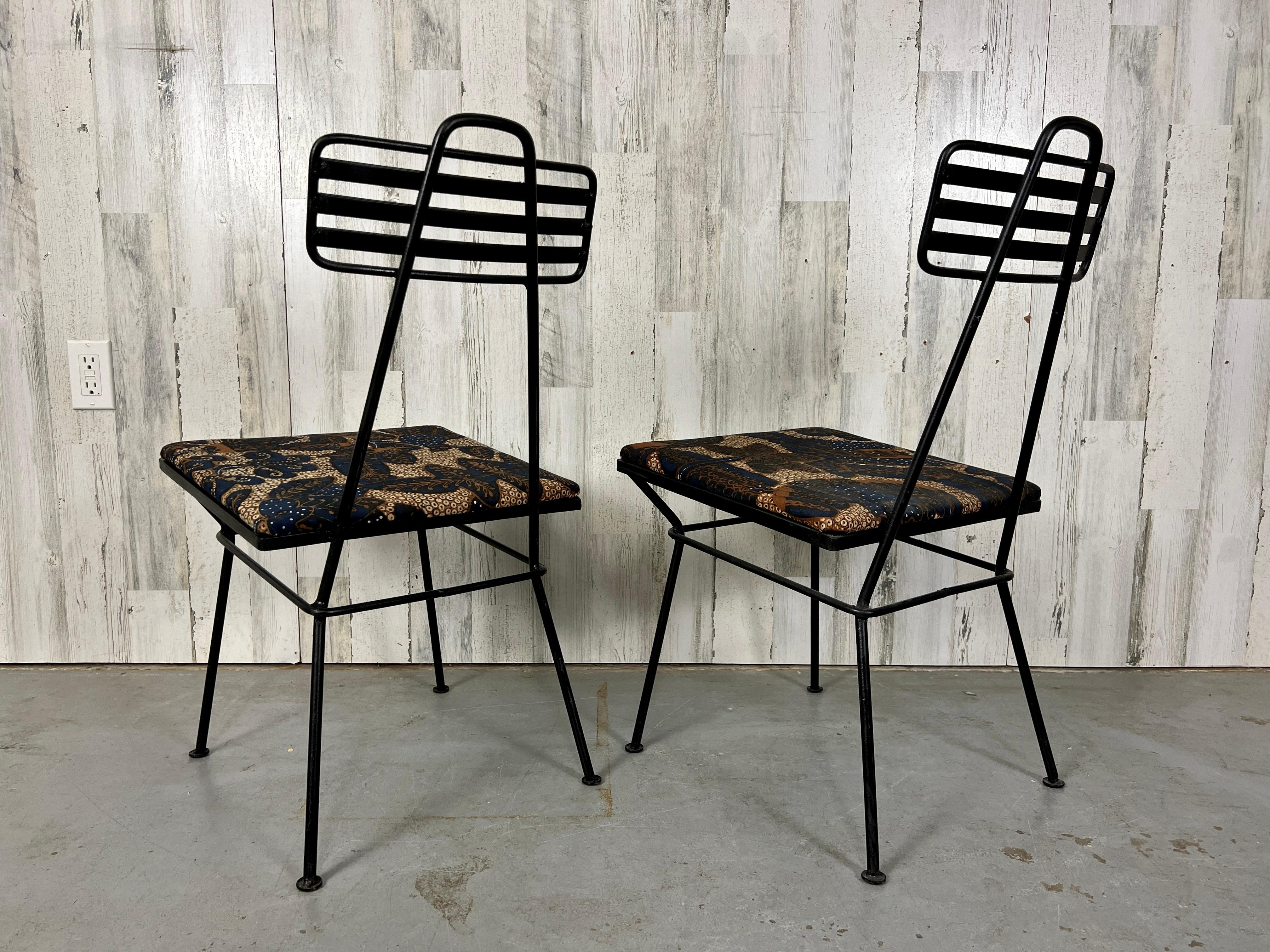 Wrought Iron Dining Chairs in the Style of Tony Paul For Sale 6