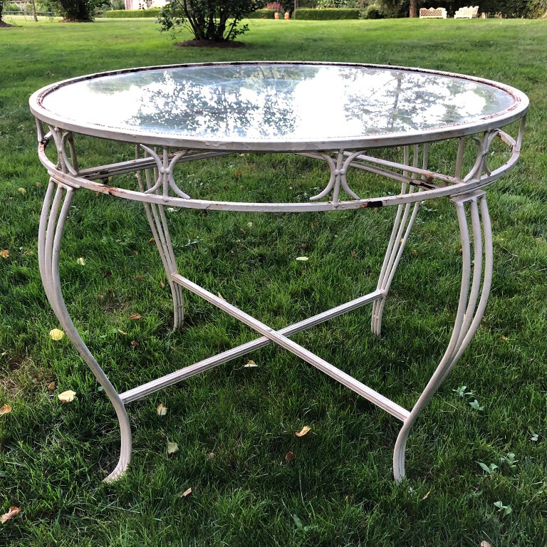 Wrought Iron Dining Set For Sale at 1stdibs