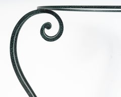 Wrought Iron Dining Table Base, 20th Century.