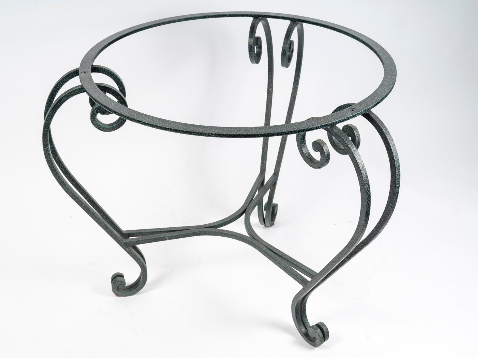 Base de table de salle à manger en fer forgé, 20e siècle. Bon état - En vente à Saint-Ouen, FR