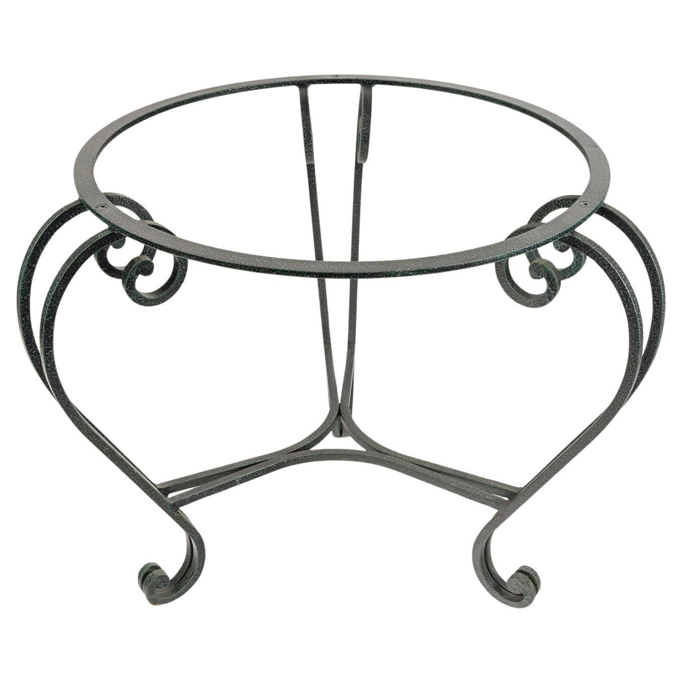 Base de table de salle à manger en fer forgé, 20e siècle.
