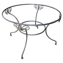 Wrought Iron Dining Table Base Indoor or Outdoor