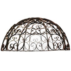 Wrought Iron Dome for Garden Gazebo