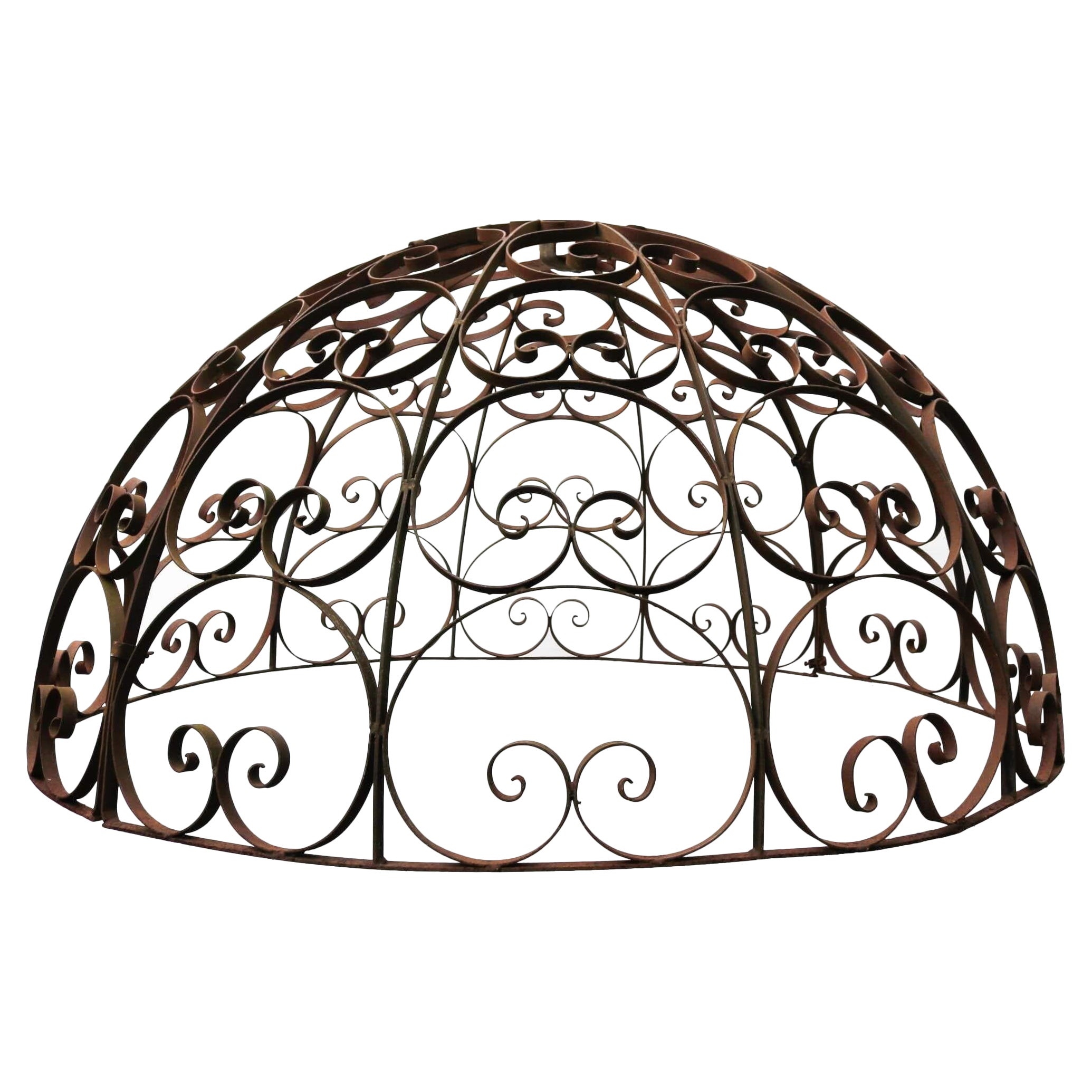 Wrought Iron Dome for Garden Gazebo