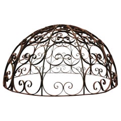 Wrought Iron Dome for Garden Gazebo