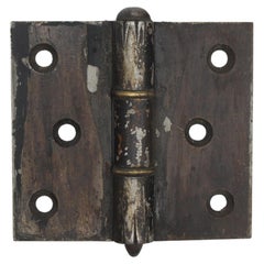 Antique Wrought Iron Door Hinges, Arts & Crafts Style, Qty Available