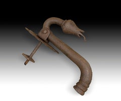 Wrought Iron Door Knocker, Possibly Spain, 20th Century